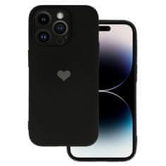 Vennus Zadný kryt Heart pre Iphone 14 Pro Max design 1 čierne