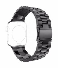 Techsuit Oceľový remienok TopQ Watchband W036 pre Apple Watch 3-4-5-6-7-SE 38-40-41 mm čierny 76360