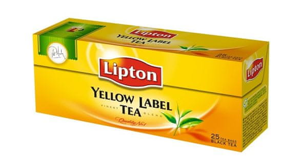Lipton Čaj "Yellow label", čierny, 25 x 2 g