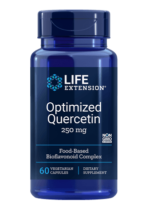 Life Extension Optimized Quercetin, Kvercetín, 250 mg, 60 rastlinných kapsúl