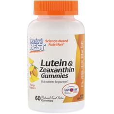 Lutein & Zeaxanthin (zdravie očí), 60 gumových vegánskych cukríkov s príchuťou manga