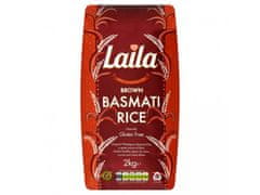 Laila Basmati celozrnná hnedá ryža 2 kg