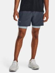Under Armour Kraťasy LAUNCH ELITE 2in1 5'' SHORT-GRY S