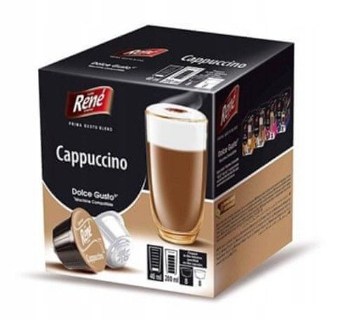 René Cappuccino kapsuly pre kávovary Dolce Gusto 16 ks