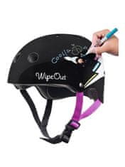 Wipeout detská helma čierna s bleskom 49-52cm