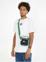 Tommy Jeans Zeleno-modrá pánska taška cez rameno Tommy Jeans Heritage UNI