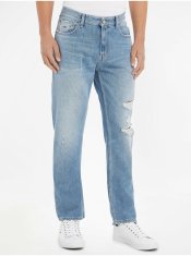 Tommy Jeans Svetlomodré pánske straight fit džínsy Tommy Jeans 34/30