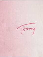 Tommy Jeans Ružový dámsky crop top Tommy Jeans XS