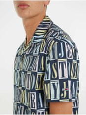 Tommy Jeans Košele s krátkym rukávom pre mužov Tommy Jeans - tmavomodrá M