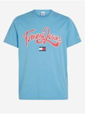 Tommy Jeans Tričká s krátkym rukávom pre mužov Tommy Jeans - svetlomodrá S