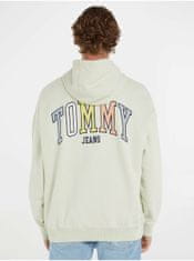 Tommy Jeans Mikiny s kapucou pre mužov Tommy Jeans - mentolová M