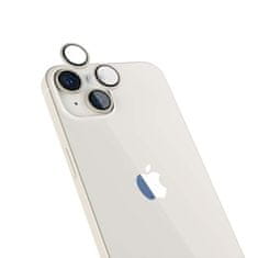 EPICO Hliníkové ochranné sklo na šošovky fotoaparátu pre iPhone 14 / 14 Plus (6,1") 69212151100001 - hviezdne biela