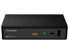 STRONG DVB-T/T2 set-top-box SRT 8215/ s displejom/ Full HD/ H.265/HEVC/ PVR/ EPG/ USB/ HDMI/ LAN/ SCART/ čierny