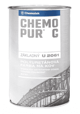 Chemolak CHEMOPUR G U 2061 - Základná polyuretánová farba 0,8 L 0100 - biela