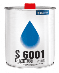 Chemolak S 6001 - Syntetické riedidlo pre striekanie 0,8 L