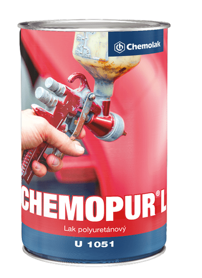 Chemolak CHEMOPUR U 1051 - Polyuretánový lak na emaily a metalízy bezfarebný 3 L