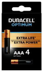 Duracell Optimum alkalická batéria 4 ks (AAA)