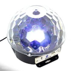 Northix Bluetooth reproduktor s disco guľou – 18W 