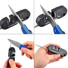 Northix Kompaktná brúska na nože – 3 rôzne spôsoby brúsenia 