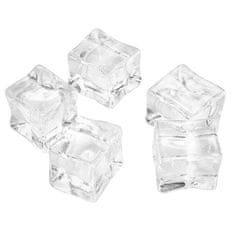Northix Kocky ľadu v akryle - Rekvizity na fotografovanie - 5-balenie 