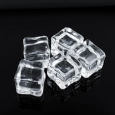 Northix Kocky ľadu v akryle - Rekvizity na fotografovanie - 5-balenie 