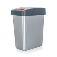 keeeper Kôš odpadkový 25 l, 47,5 x 39,5 x 24 cm, šedý, súprava 3 ks