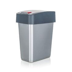 keeeper Kôš odpadkový 10 l, 36,5 x 29,5 x 18 cm, šedý, súprava 3 ks