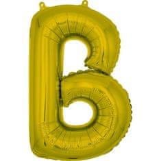 Banquet Balónik nafukovací fóliový písmeno B, MY PARTY, výška 30 cm, súprava 12 ks