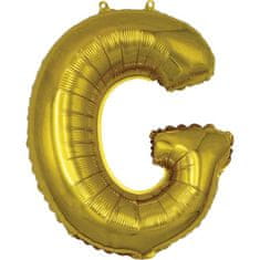 Banquet Balónik nafukovací fóliový písmeno G, MY PARTY, výška 30 cm, súprava 12 ks