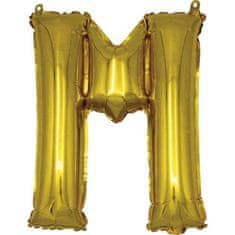 Banquet Balónik nafukovací fóliový písmeno M, MY PARTY, výška 30 cm, súprava 12 ks