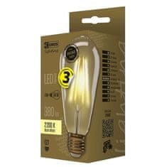 EMOS LED žiarovka Vintage ST64 4W E27 teplá bílá+ (1525713210)