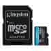 Kingston pamäťová karta 256GB microSDXC Canvas Go Plus 170R A2 U3 V30 Card + ADP