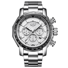 Lige Pánske hodinky - Strieborná 9871-1 + darček ZADARMO