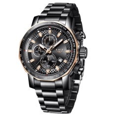 Lige Pánske hodinky - Čierna 9902 + darček ZADARMO