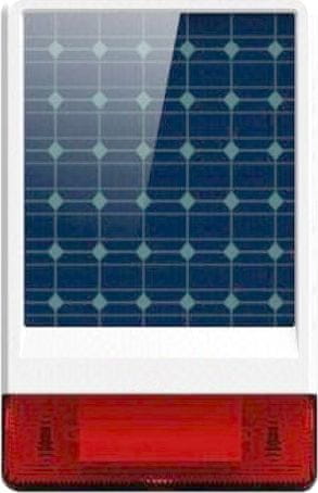 iGET iGET SECURITY P12 - venkovní solární siréna, obsahuje také dobíjecí baterii, pro alarm M3B a M2B