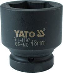 YATO Nadstavec 1" rázový šesťhranný 48 mm CrMo