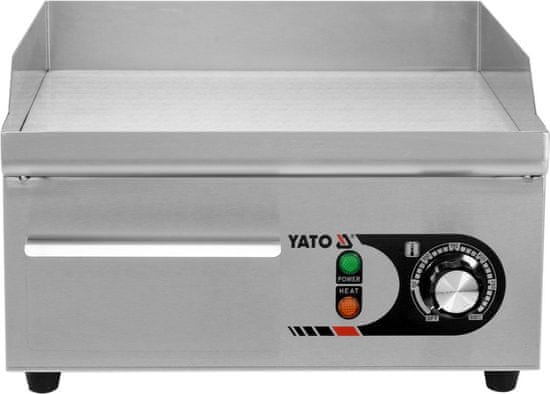YATO Grilovacia doska hladká 2000W 360mm