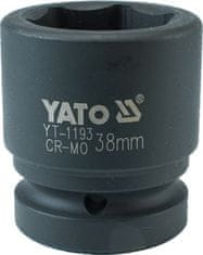 YATO Nadstavec 1" rázový šesťhranný 38 mm CrMo