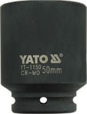 YATO Nadstavec 3/4" rázový šesťhranný hlboký 50 mm CrMo