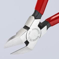 Knipex 7211160 bočné štiepacie kliešte vyhnuté na plasty 160mm