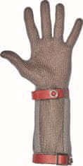 Bátmetall Kft. Oceľová obojručná rukavica Bátmetall 171350 s chráničom predlaktia, dĺžka 15 cm