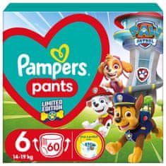 Pampers Active Baby Pants Paw Patrol Nohavičkové plienky veľ. 6 (60 ks plienok) 14-19 kg