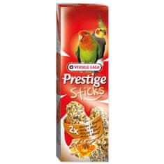 PRESTIGE Tyčinky Prestige ořechy a med pro střední papoušky 140 g