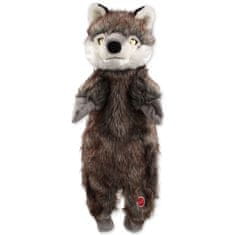 Dog Fantasy Hračka DOG FANTASY Skinneeez vlk plyšový 50 cm 1 ks