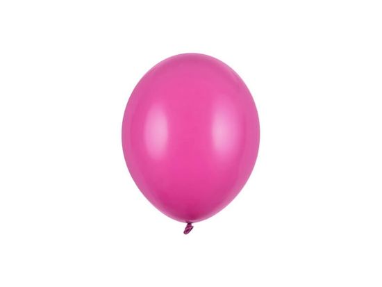PartyDeco Balóny pastelové tmavoružové 12cm 100ks