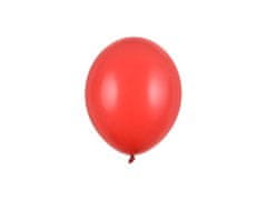PartyDeco Balóny makovo červené 12cm 100ks