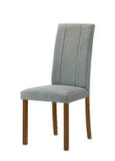 VerDesign ELEGANT jedálenská stolička, mocca/šedá
