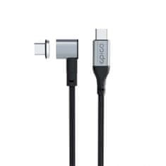 EPICO Magnetický opletený dátový kábel USB-C na USB-C 9915101300220 - sivý