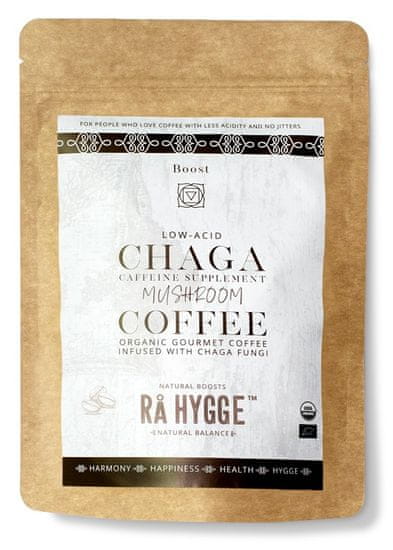 Rå Hygge BIO zrnková káva Peru Arabica CHAGA 227 g