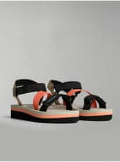 Napapijri Sandále pre ženy NAPAPIJRI - čierna, oranžová, krémová 36